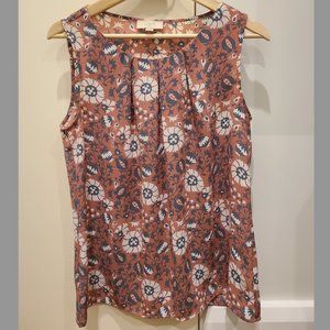 Pink Patterned LOFT Outlet Shell